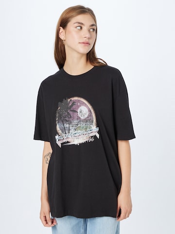 T-shirt QUIKSILVER en noir : devant