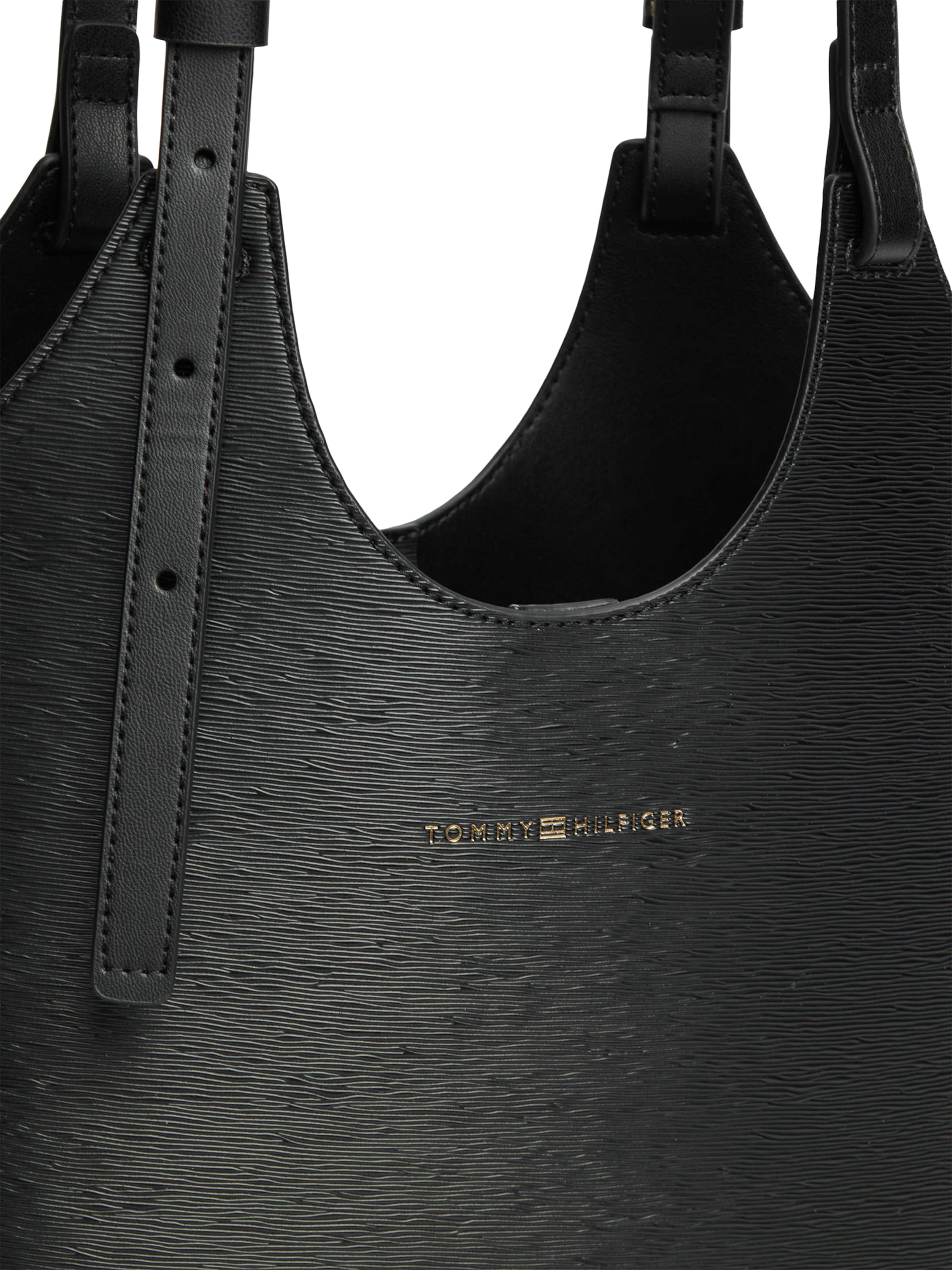 Borsa a spalla di TOMMY HILFIGER in nero