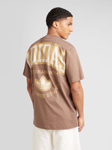 ADIDAS ORIGINALS T-Shirt 'VRCT' in Braun