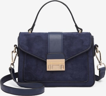 Miss Lulu Schultertasche in Blau: Vorderseite