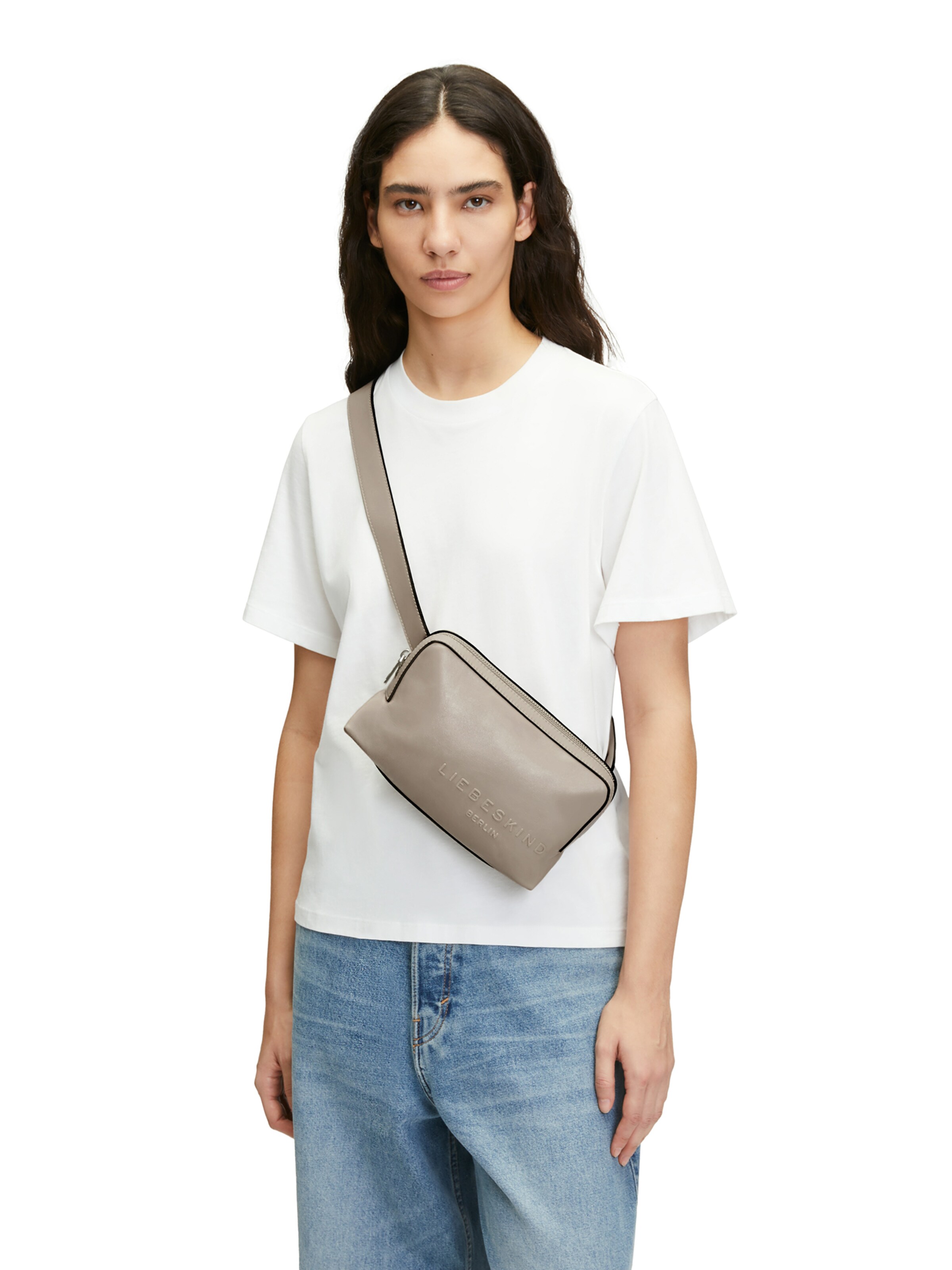 Liebeskind Berlin Gürteltasche 'Elvira' in Lila: Vorderseite