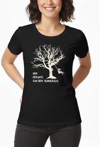 MAKAYA Shirt 'Schaukeln' in Black