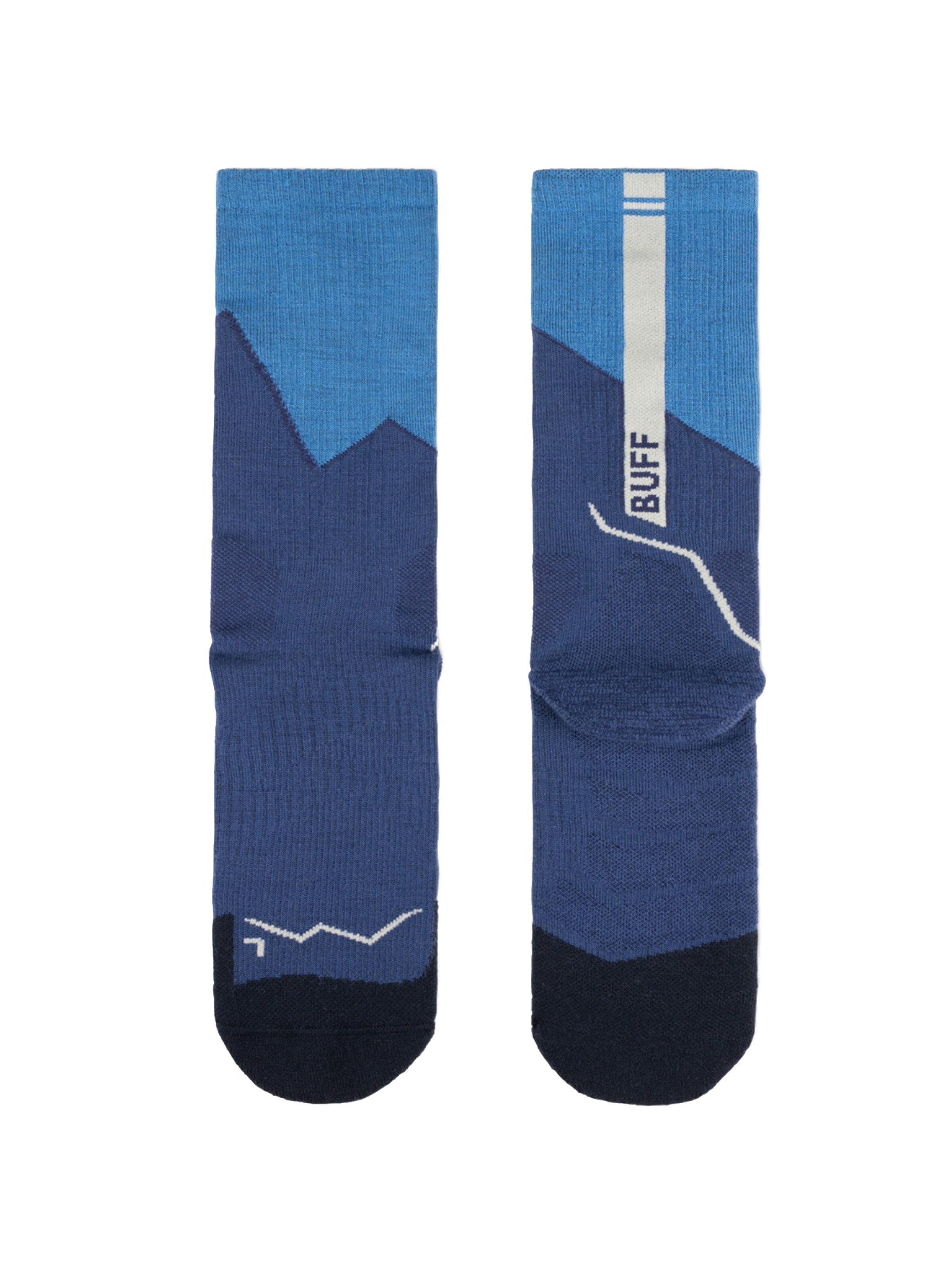 BUFF Socks 'BUFF Merino Midweight Crew Socks' in Blue