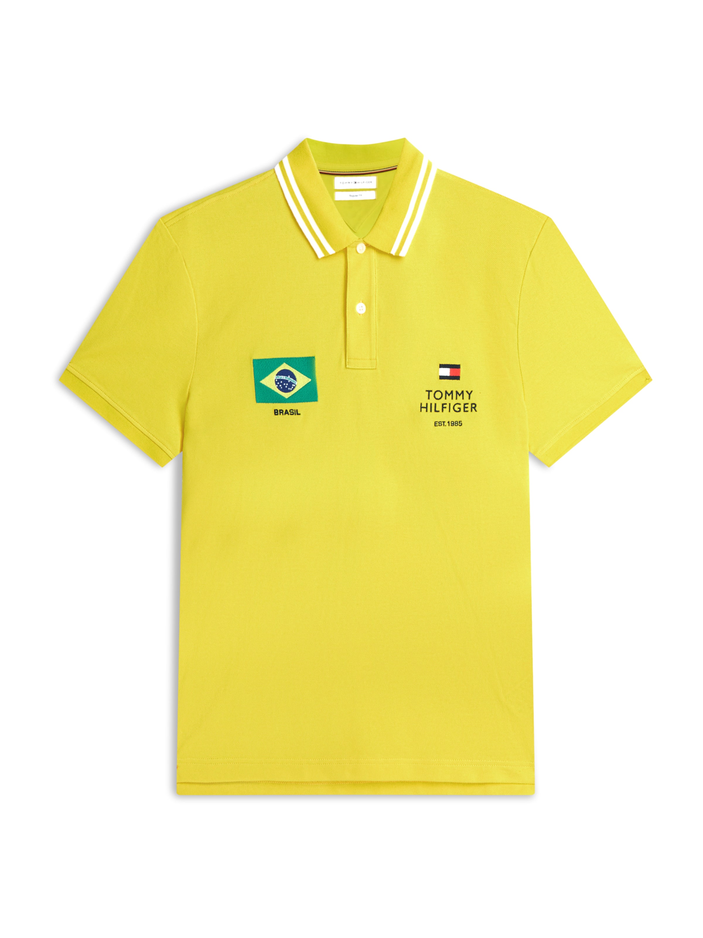 TOMMY HILFIGER Μπλουζάκι σε κίτρινο: μπροστά