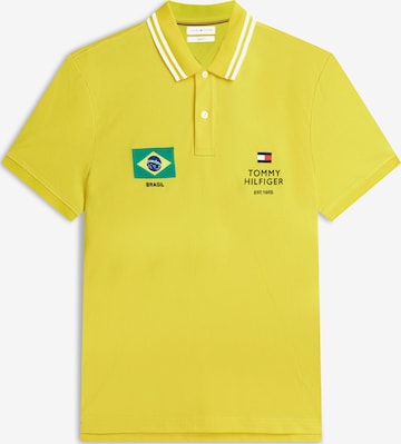 geltona TOMMY HILFIGER Marškinėliai: priekis