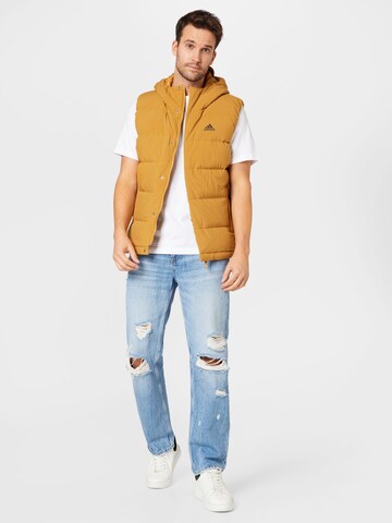 Gilet de sport 'Helionic Down' ADIDAS SPORTSWEAR en orange