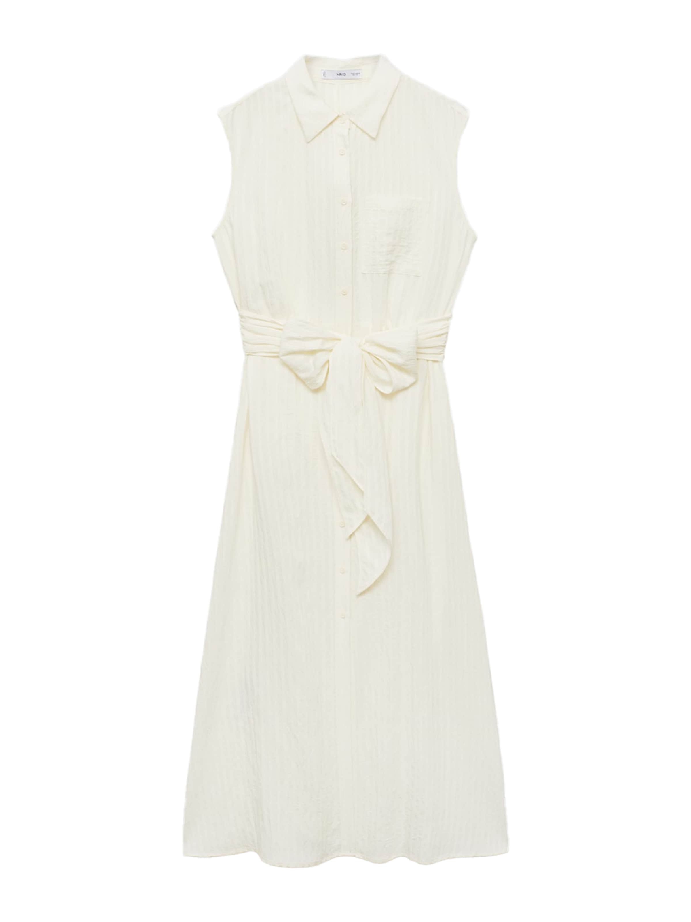 MANGO Sukienka koszulowa 'SERO' w kolorze beżowy: przód