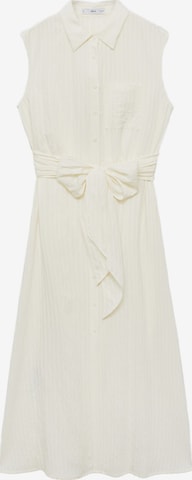 MANGO Shirt dress 'SERO' in Beige: front
