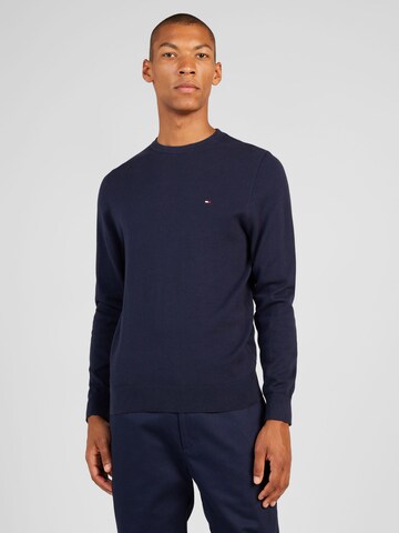 Pull-over TOMMY HILFIGER en bleu : devant