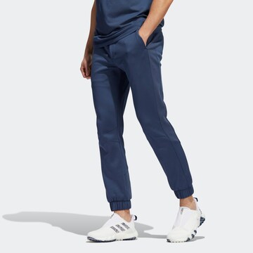 ADIDAS SPORTSWEAR Regular Workout Pants in Blue: front