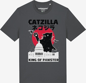 Maglietta di Watapparel in grigio: frontale