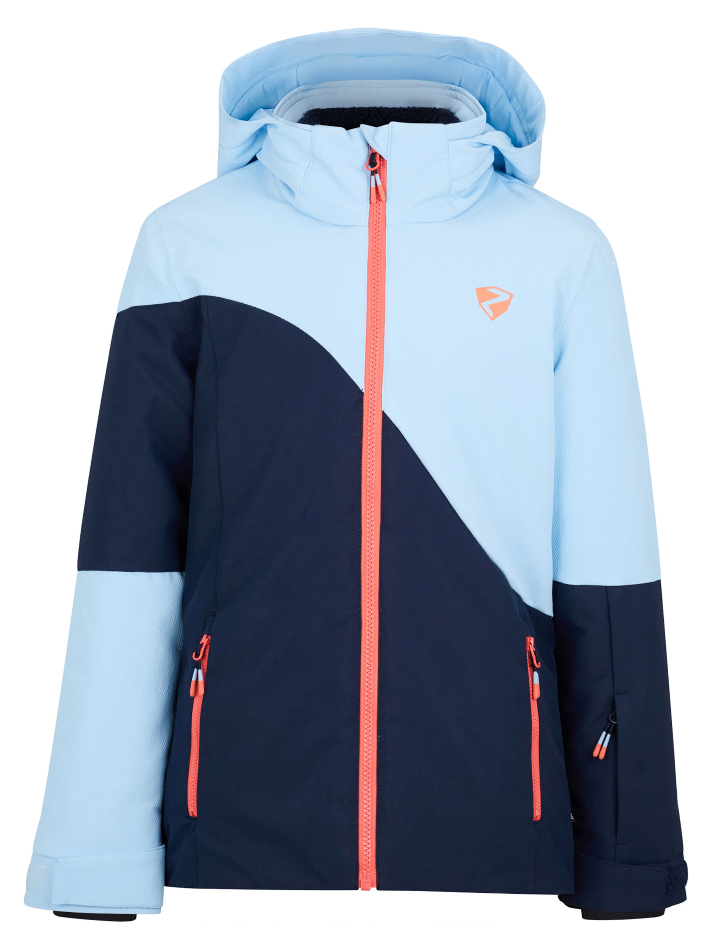 ZIENER Athletic Jacket 'AVINE-Z' in Blue: front