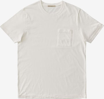 Nudie Jeans Co Koszulka ' Roy ' w kolorze biały: przód