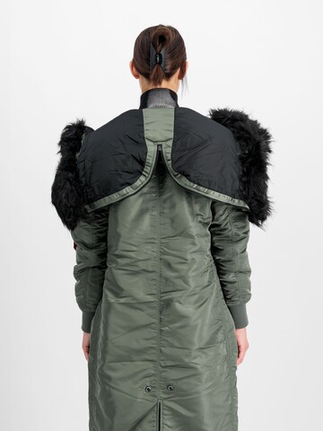 ALPHA INDUSTRIES Winter Parka 'Long Fishtail' in Green