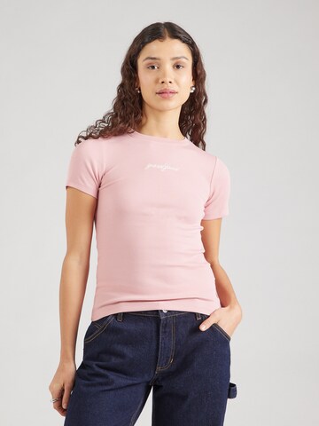 Maglietta di GUESS JEANS in rosa: frontale