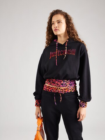 Just Cavalli Sweatshirt '76PW309' i sort: forside