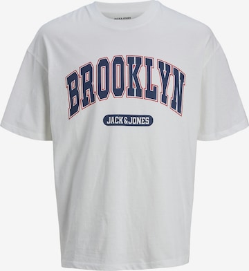 T-Shirt 'Bradley' JACK & JONES en blanc : devant