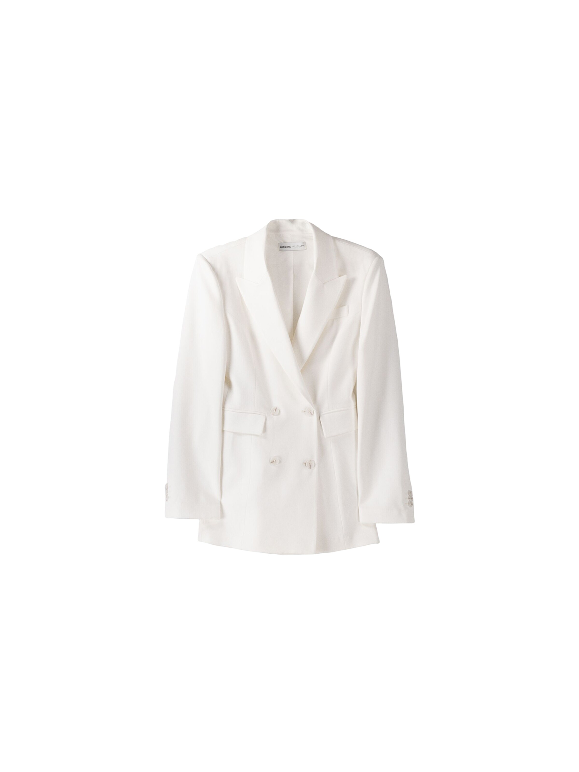 Bershka Blazer in White ABOUT YOU
