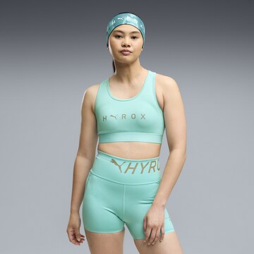 PUMA Bralette Sports bra 'Puma x Hyrox' in Green: front