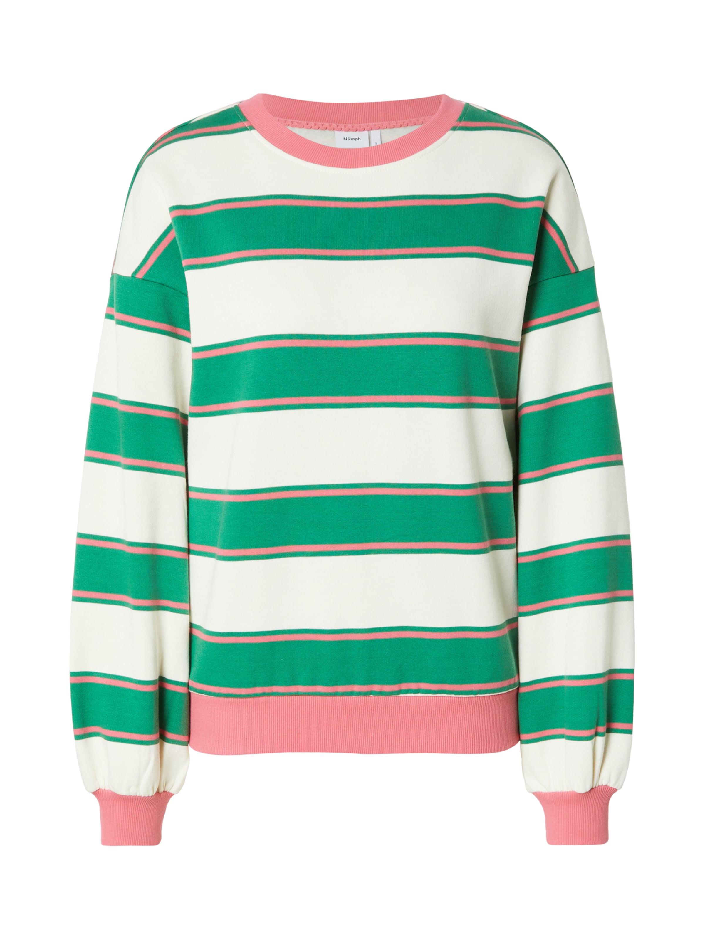 Sweat-shirt 'LAPPI' NÜMPH en blanc : devant