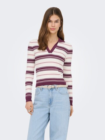 ONLY Svetr 'ONLKaya' – fialová: přední strana