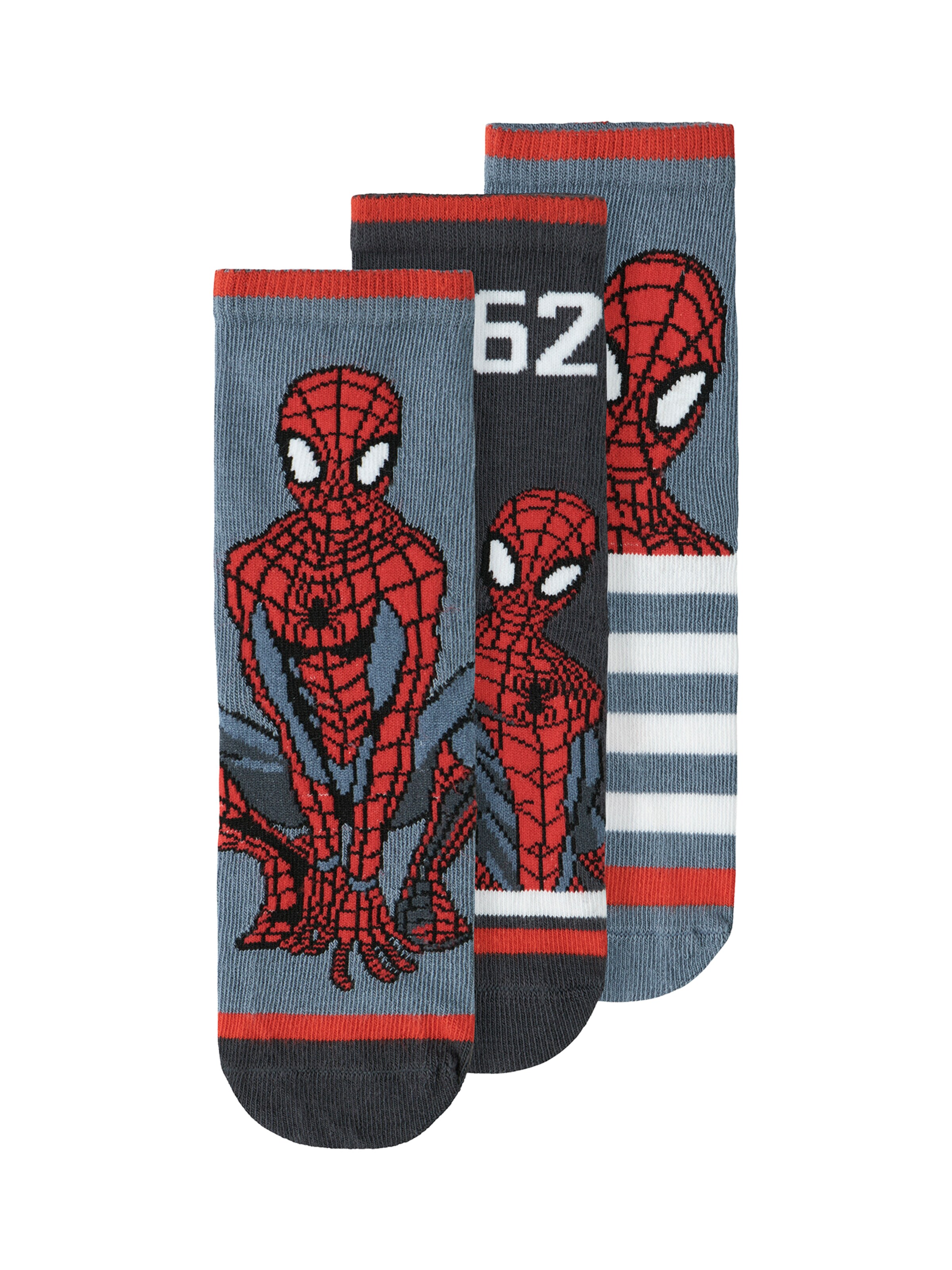 NAME IT - Calcetines 'NMMMANDRES SPIDER' en azul: frente