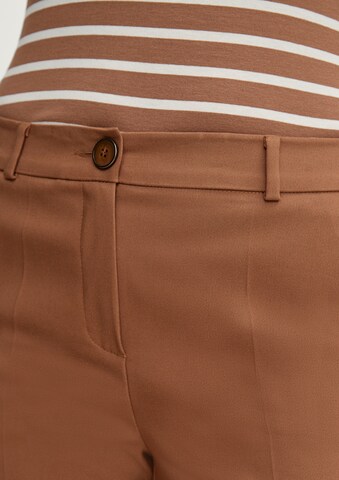 COMMA Конический (Tapered) Плиссированные брюки в Коричневый