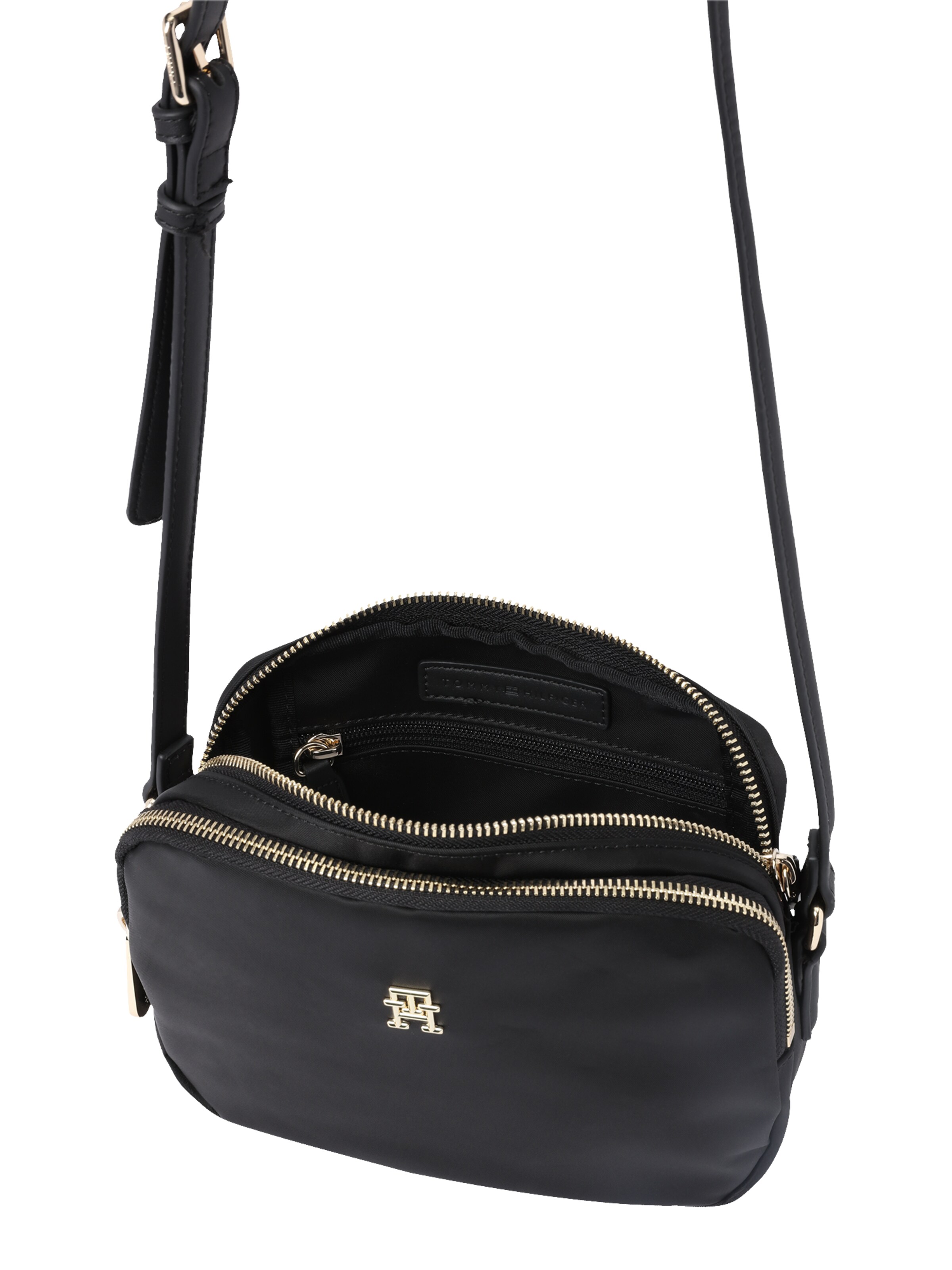 TOMMY HILFIGER Taška přes rameno 'Poppy' – černá