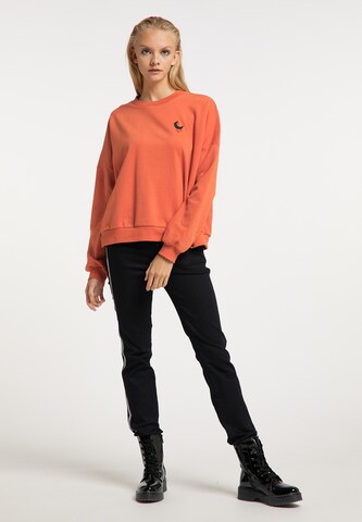 Sweat-shirt myMo ROCKS en orange