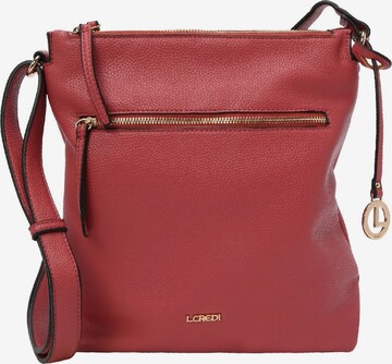 L.CREDI Crossbody Bag 'New Orleans' in Red: front