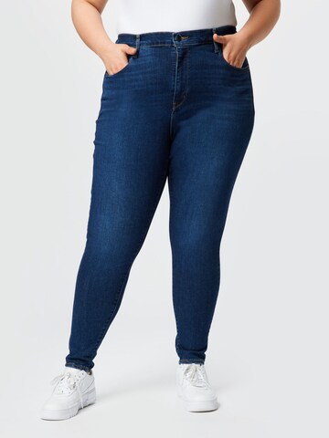 Levi's® Plus Skinny Τζιν 'Plus Mile High SS' σε μπλε: μπροστά