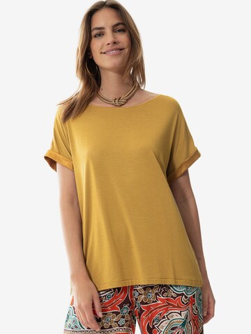 T-shirt Mey en jaune : devant