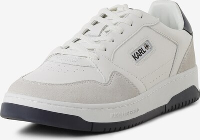 Karl Lagerfeld Sneaker in hellgrau / schwarz / weiß, Produktansicht