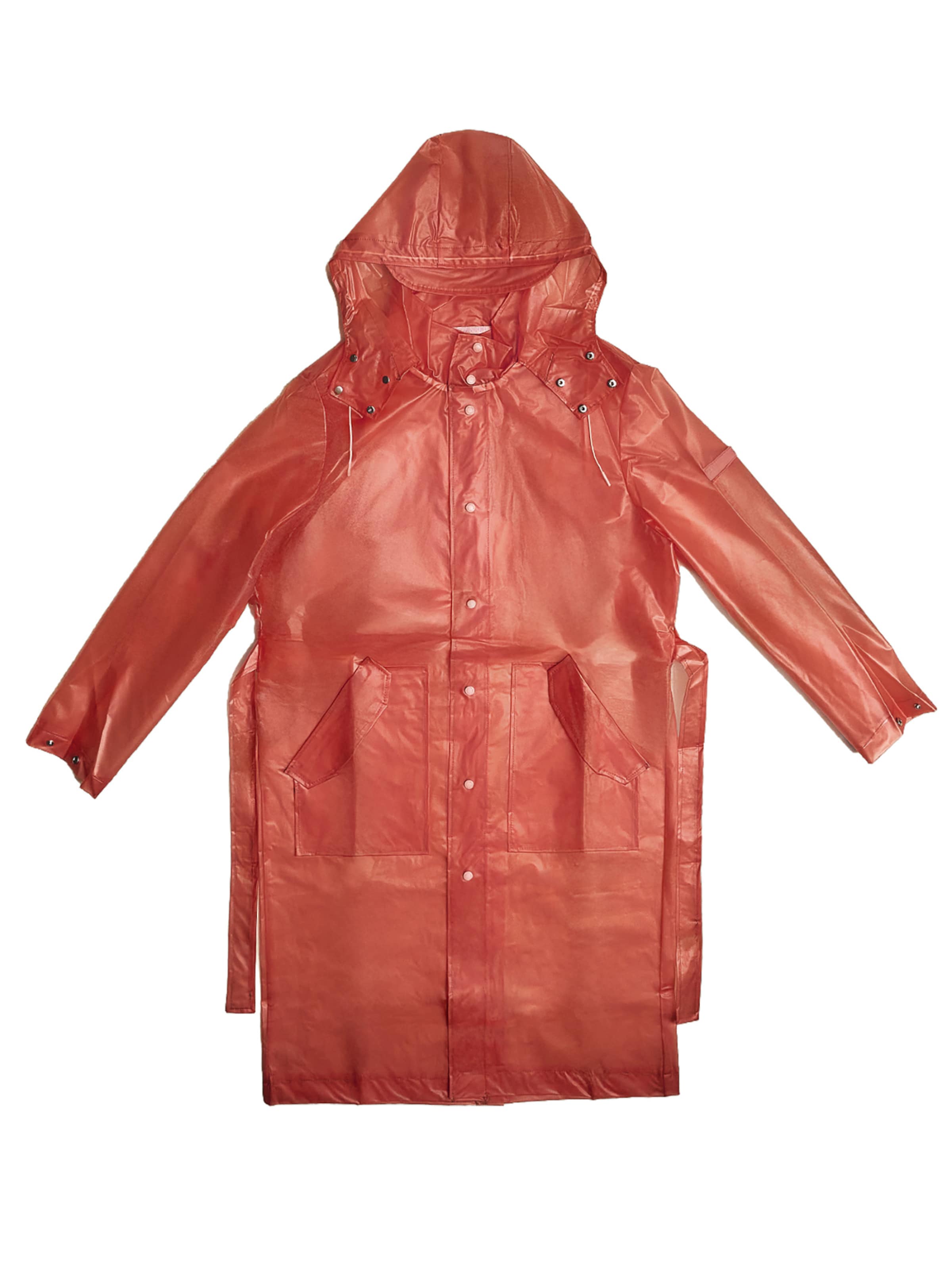 Manteau fonctionnel 'C-Thru Raincoat/ LMTD edition' THE ODDS en orange : devant