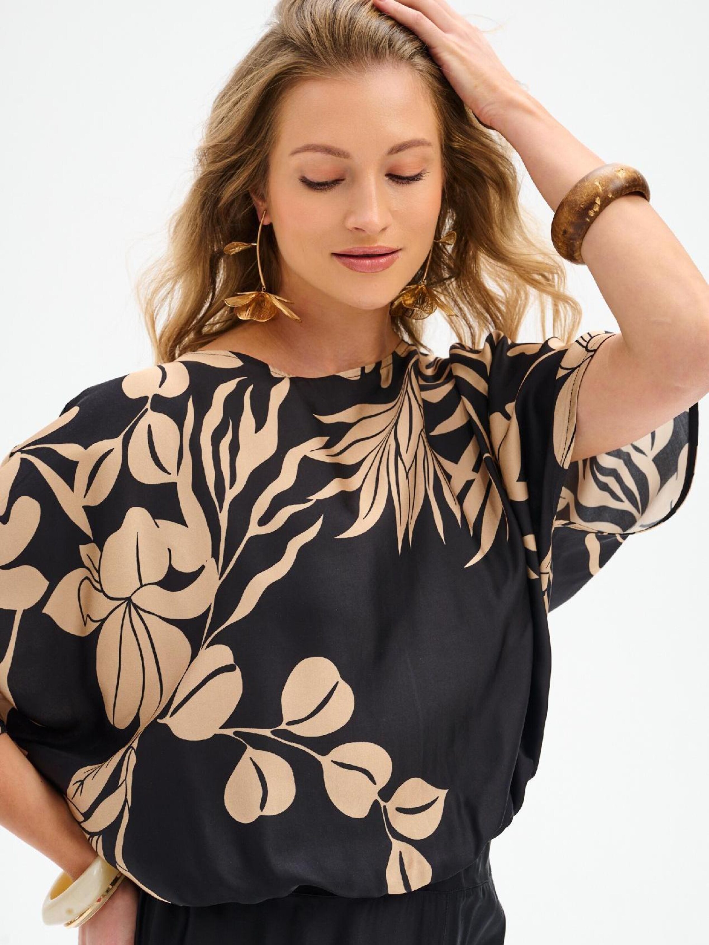 Blue Shadow Bluse 'Bardo'‌‌‌‌‌‌‌‌‌‌ in Schwarz