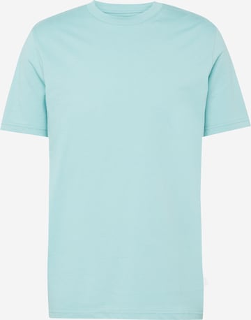 T-Shirt QS en bleu : devant