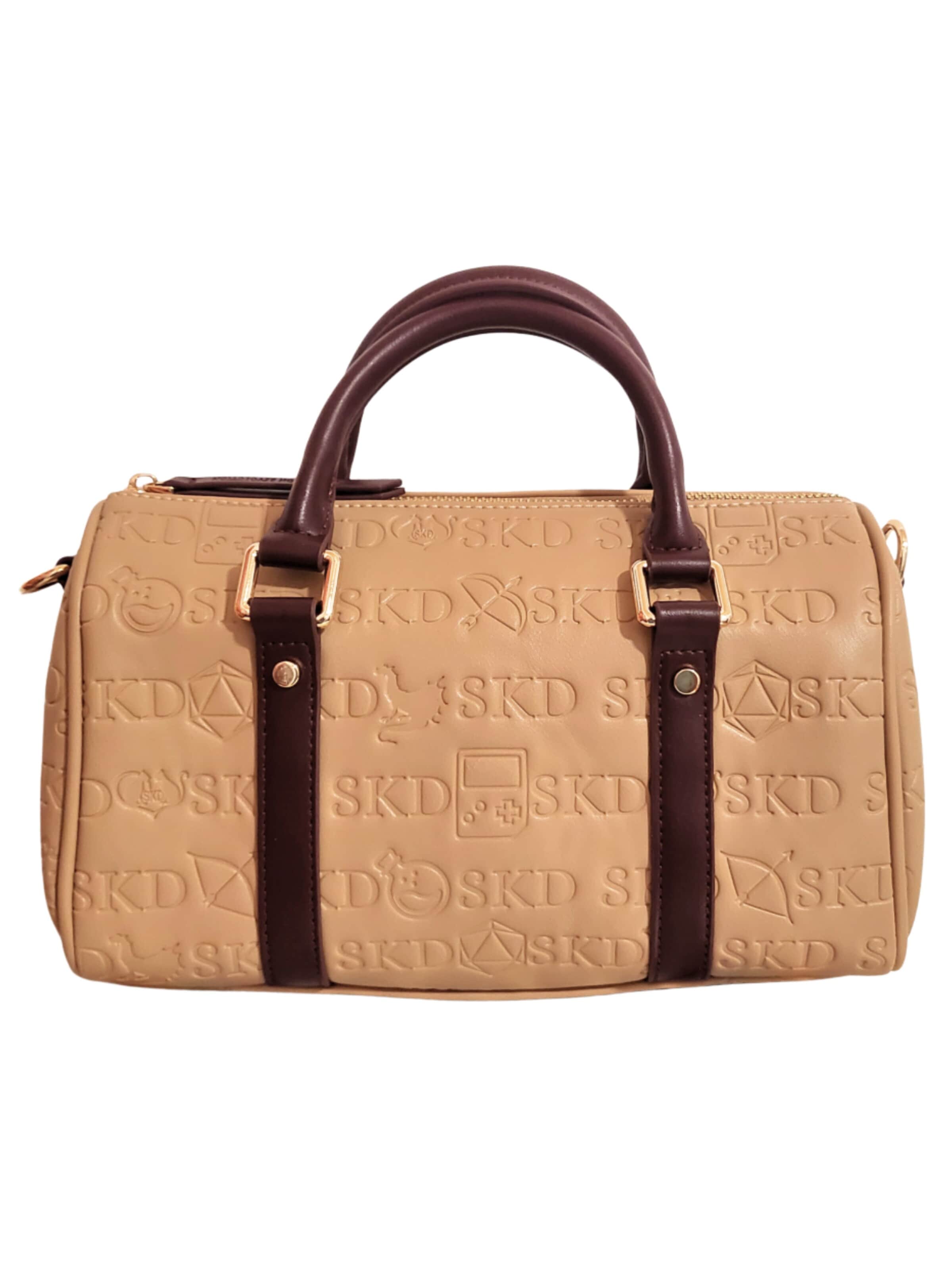 SKD Fashion Revolution Skuldertaske 'Inventar' i brun: forside