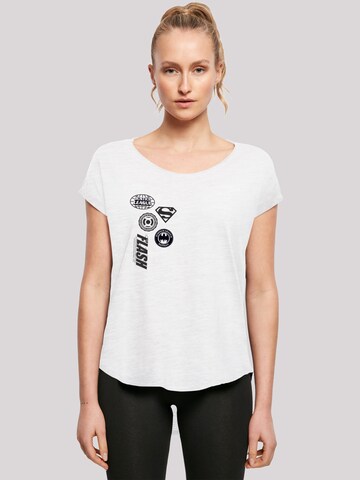 F4NT4STIC Shirt 'DC Comics Justice League' in Wit: voorkant