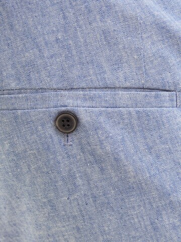 Jack & Jones Plus Slimfit Bandplooibroek in Blauw