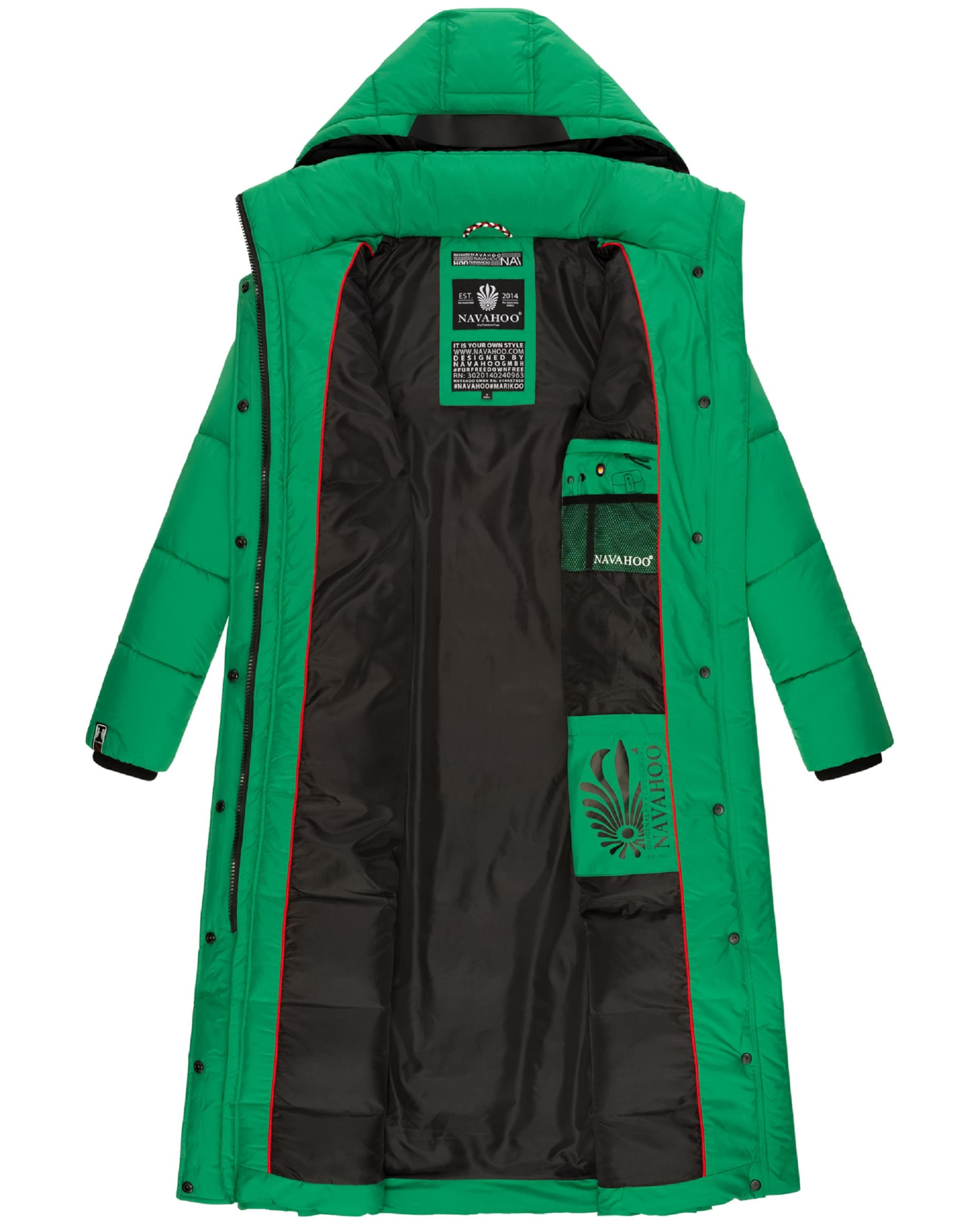 NAVAHOO Χειμερινό παλτό 'Isalie' σε πράσινο