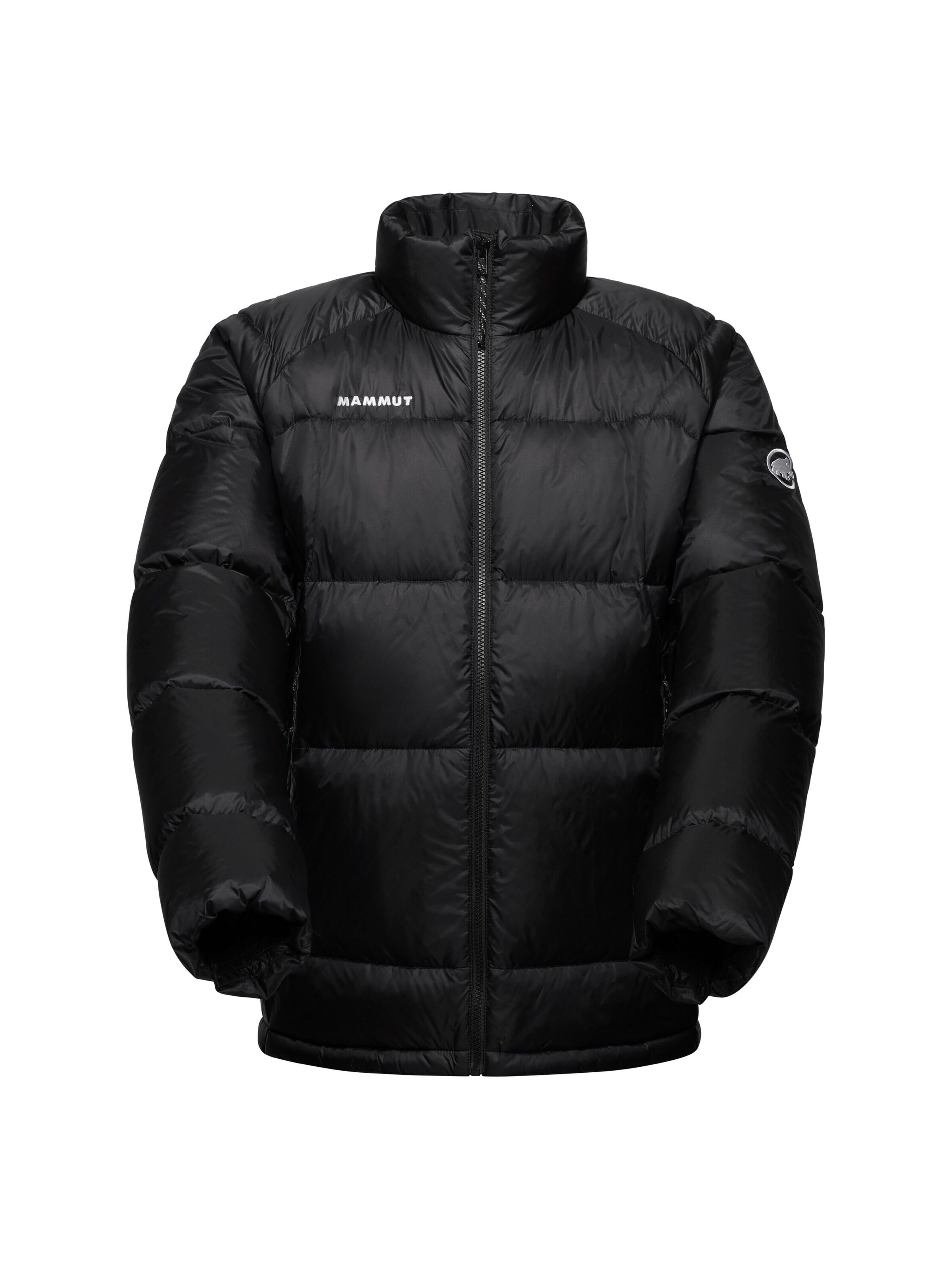 MAMMUT Outdoorjacke 'Glaciar Glow IN' in Schwarz: Vorderseite