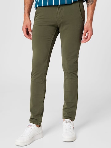 Coupe slim Pantalon Dockers en vert : devant