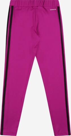 ADIDAS PERFORMANCE Skinny Sporthose in Lila