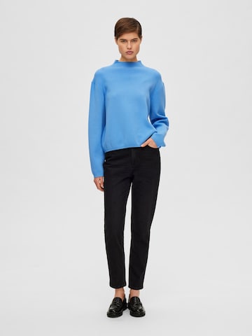 SELECTED FEMME Sweater 'MERLE CALI' in Blue