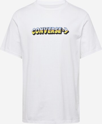 CONVERSE T-shirt i vit: framsida