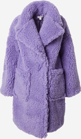 Manteau mi-saison TOPSHOP en violet : devant