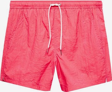 MANGO MAN Swim Trunks 'Lisoc' in Red: front