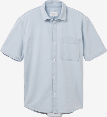 TOM TAILOR DENIM Regular fit Button Up Shirt in Blue: front