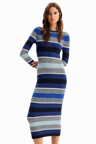 Desigual Dress 'Striped' in Blue: front