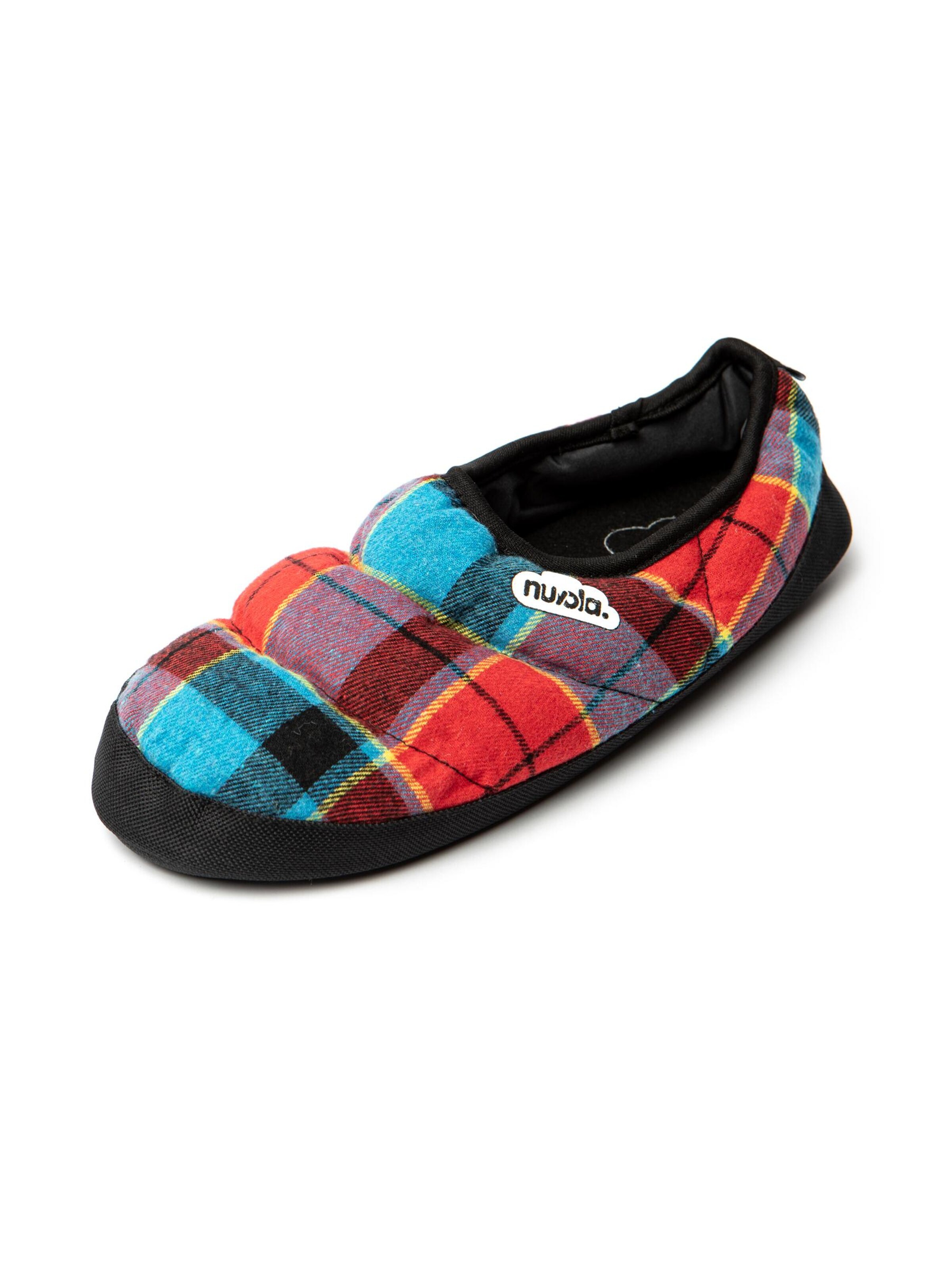 Nuvola. Slipper 'Classic Scotland' in Red: front